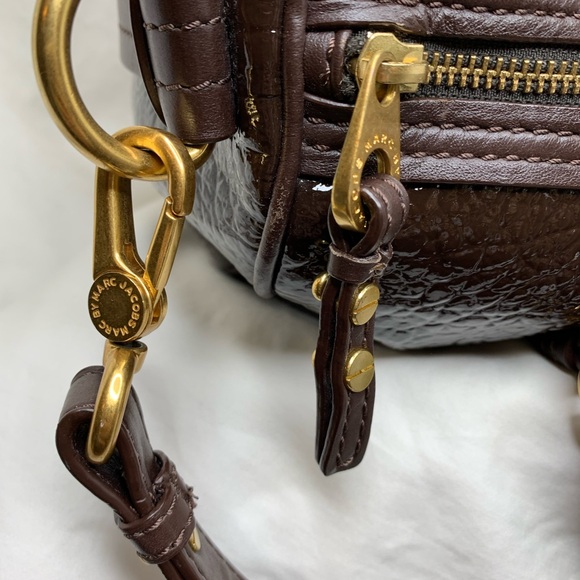 Marc by Marc Jacobs XL 2Way Convertible Duffle / Boston Bag • Chocolate Brown - Picture 7 of 10